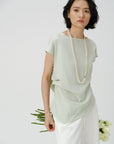 Asymmetric Summer Blouse - UNIQUE ATTRACTION