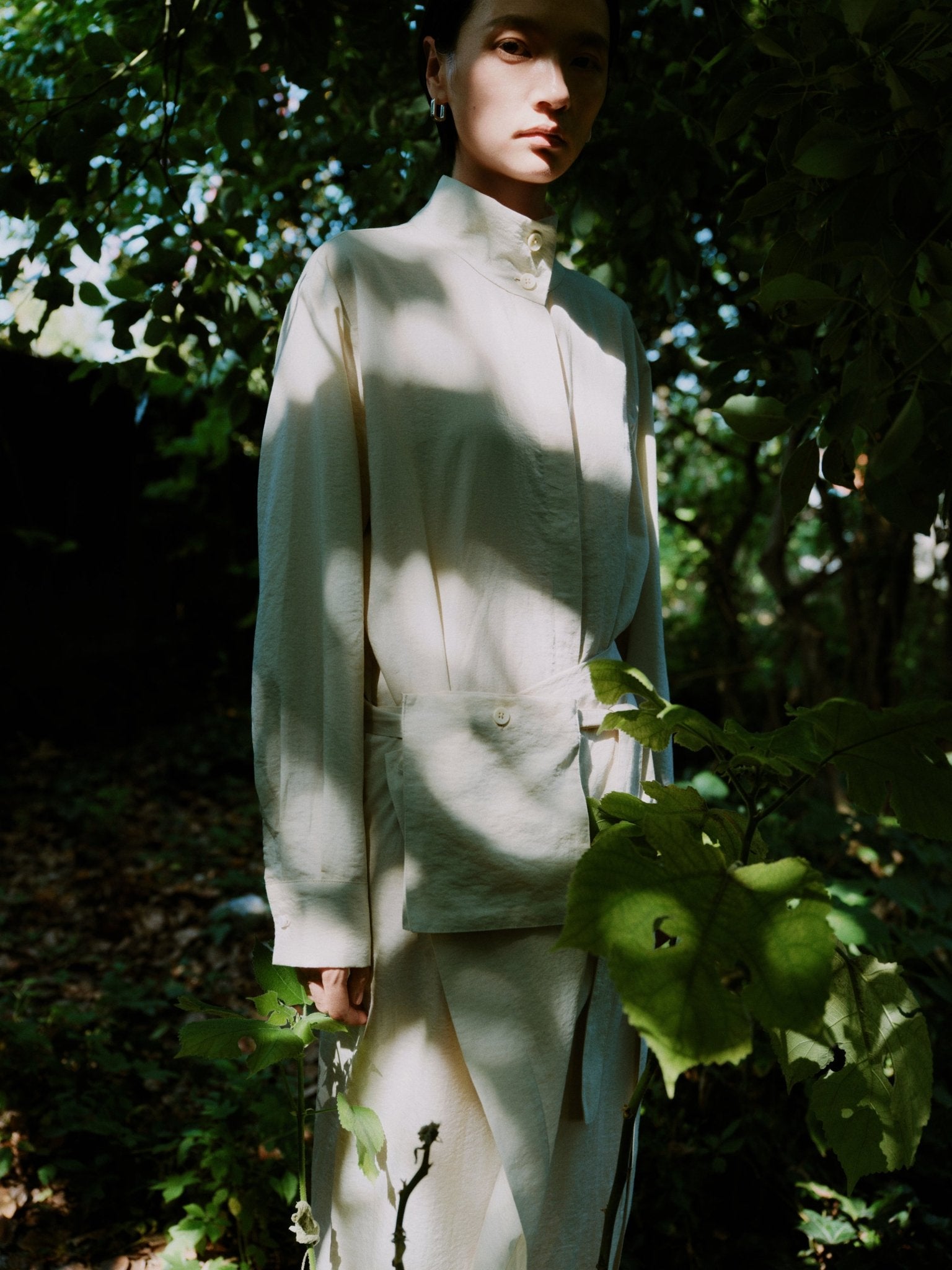 Belted Tencel Trench Dress - UNIQUE ATTRACTION