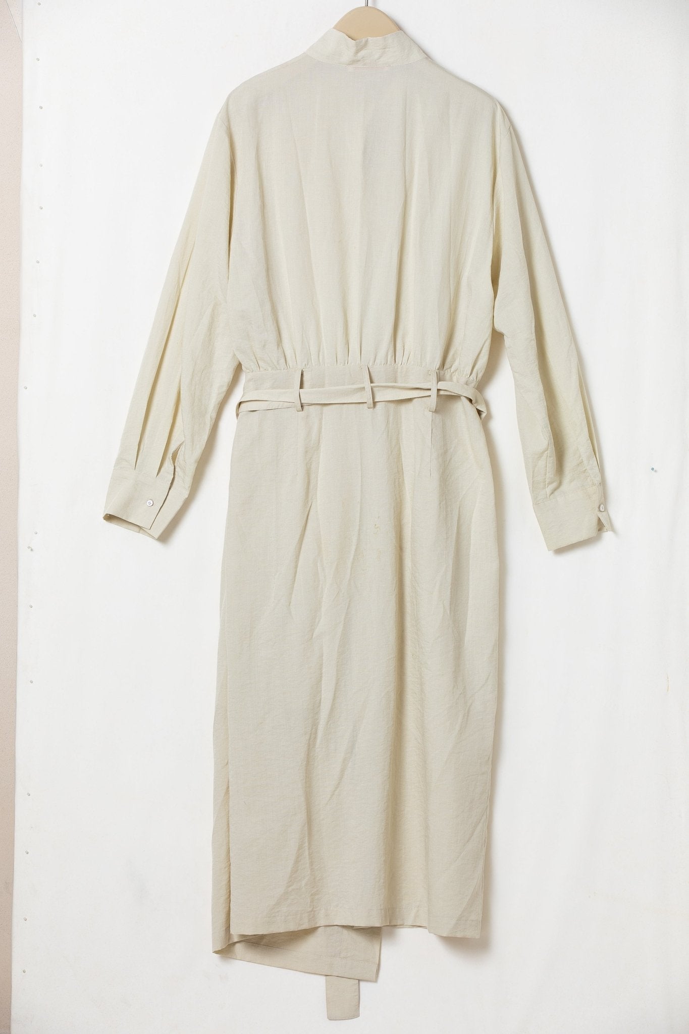 Belted Tencel Trench Dress - UNIQUE ATTRACTION