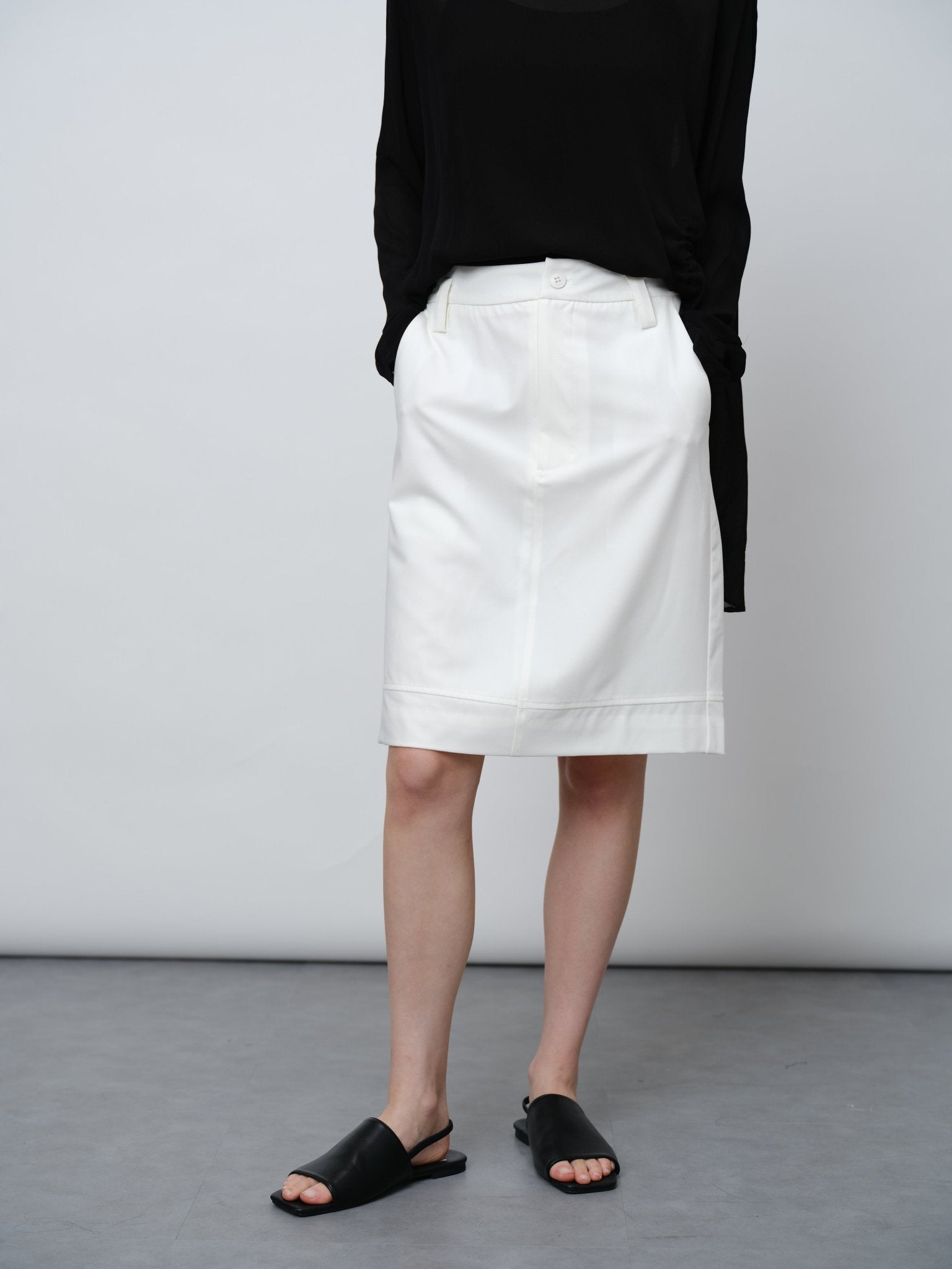 Classic Tencel - Wool Skirt - UNIQUE ATTRACTION
