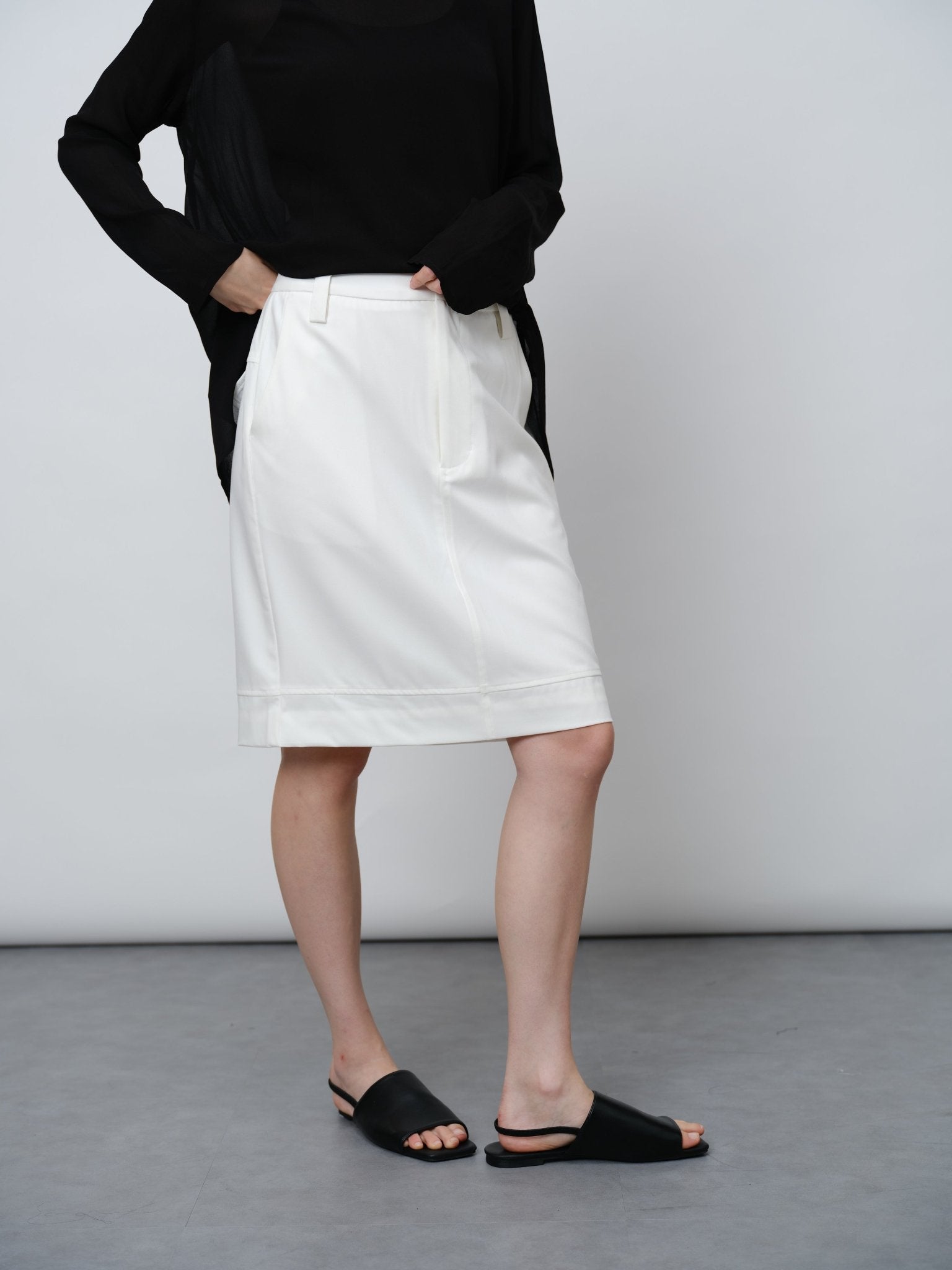Classic Tencel - Wool Skirt - UNIQUE ATTRACTION