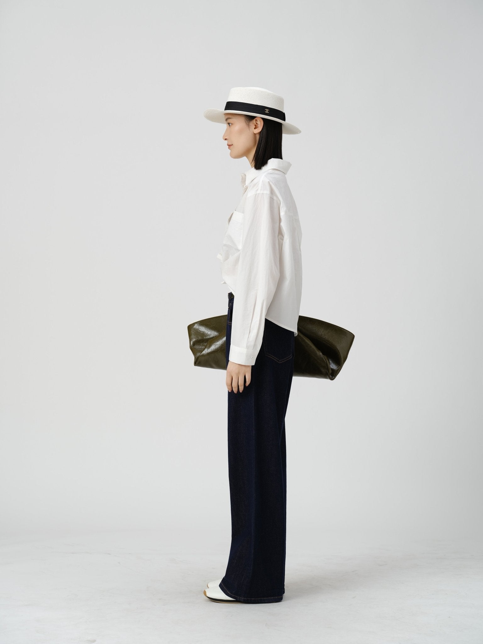 Crisp Drape Boxy Shirt - UNIQUE ATTRACTION