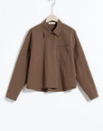 Crisp Drape Boxy Shirt - UNIQUE ATTRACTION