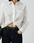 Crisp Drape Boxy Shirt - UNIQUE ATTRACTION
