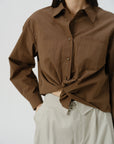 Crisp Drape Boxy Shirt - UNIQUE ATTRACTION