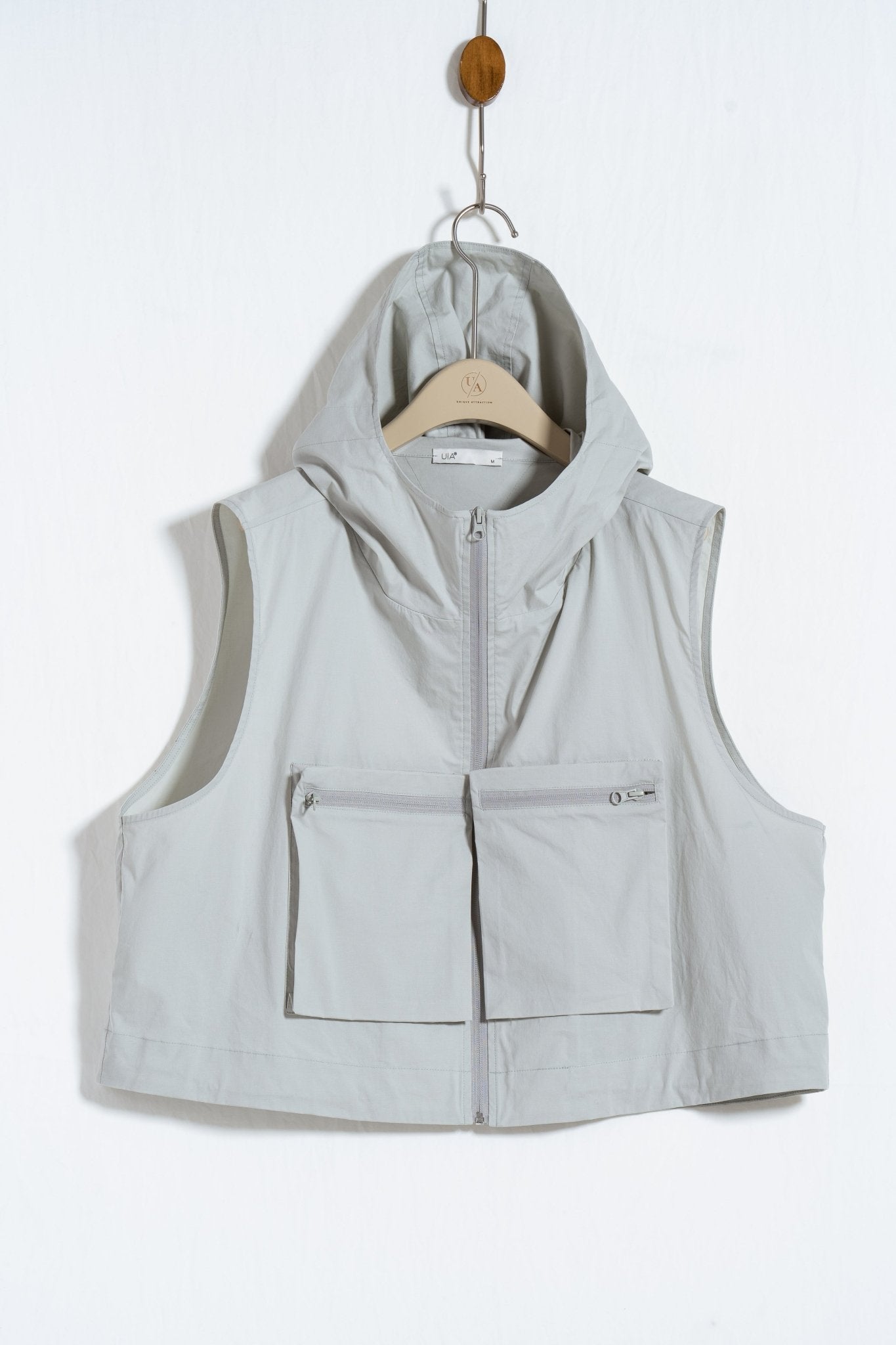Cropped Utility Vest - UNIQUE ATTRACTION