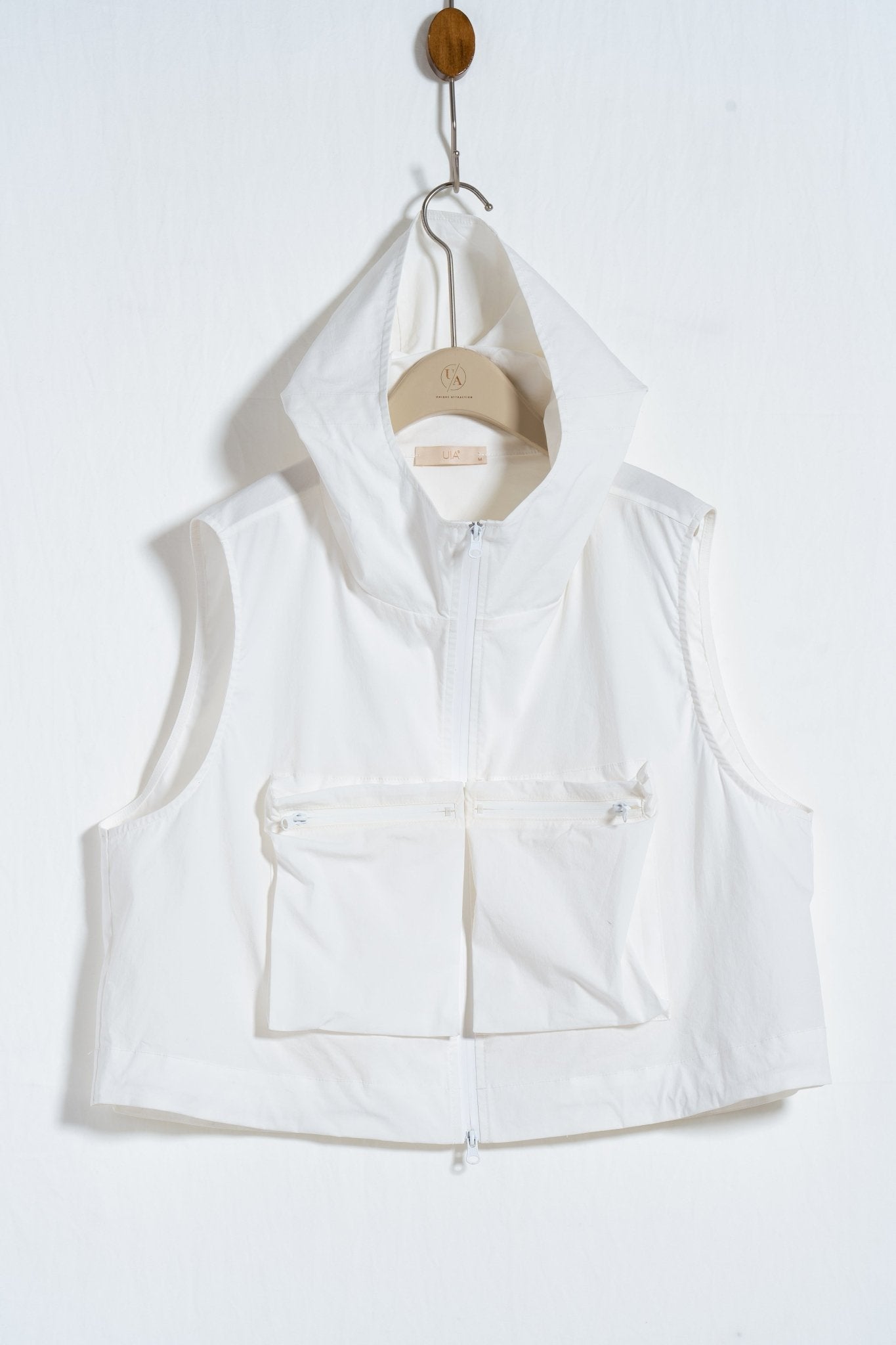 Cropped Utility Vest - UNIQUE ATTRACTION