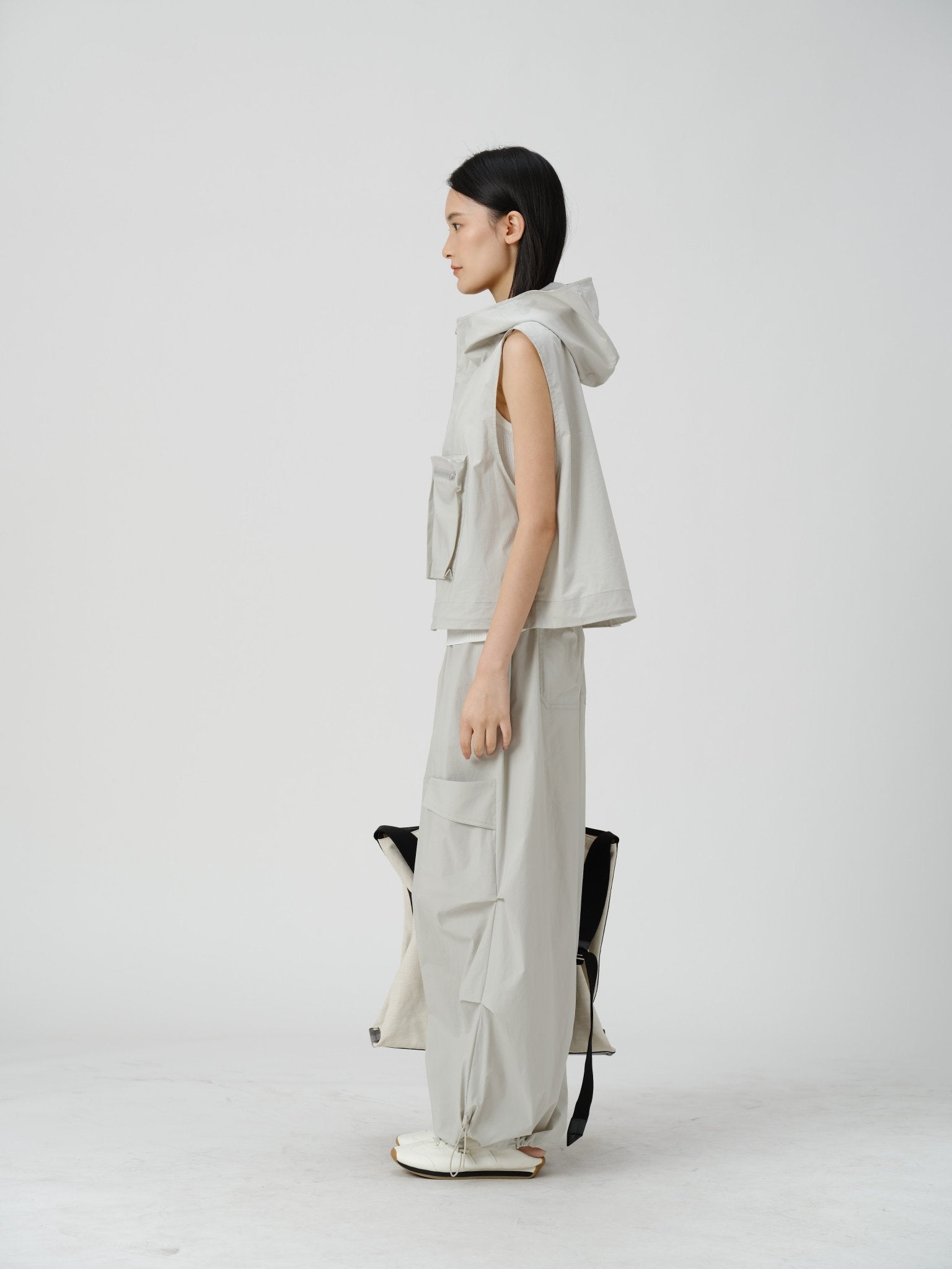 Cropped Utility Vest - UNIQUE ATTRACTION