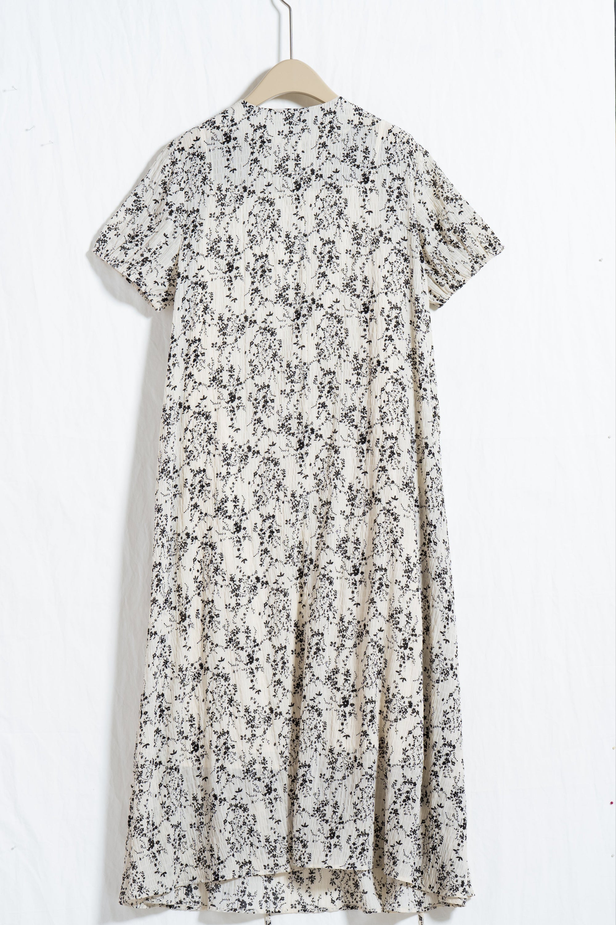 Floral Chiffon V-Neck Dress