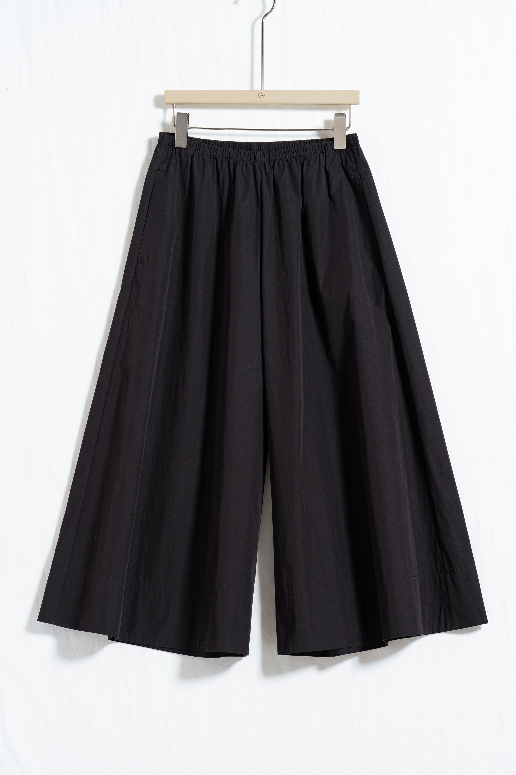Wide-Leg Culotte Pants