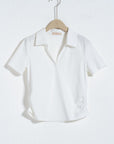 Short-Sleeve Collared T-Shirt
