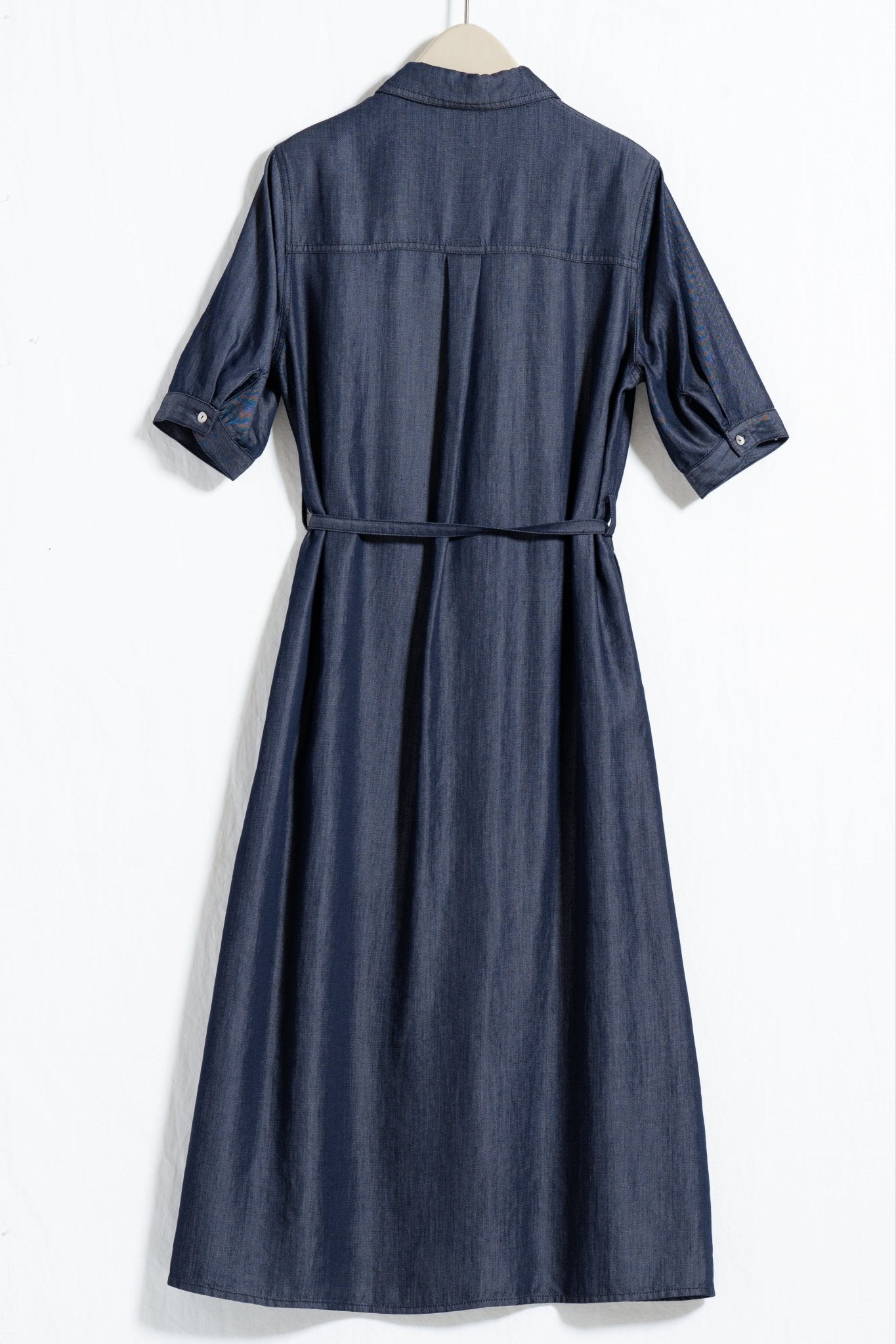 Denim Tie - Waist Dress - UNIQUE ATTRACTION