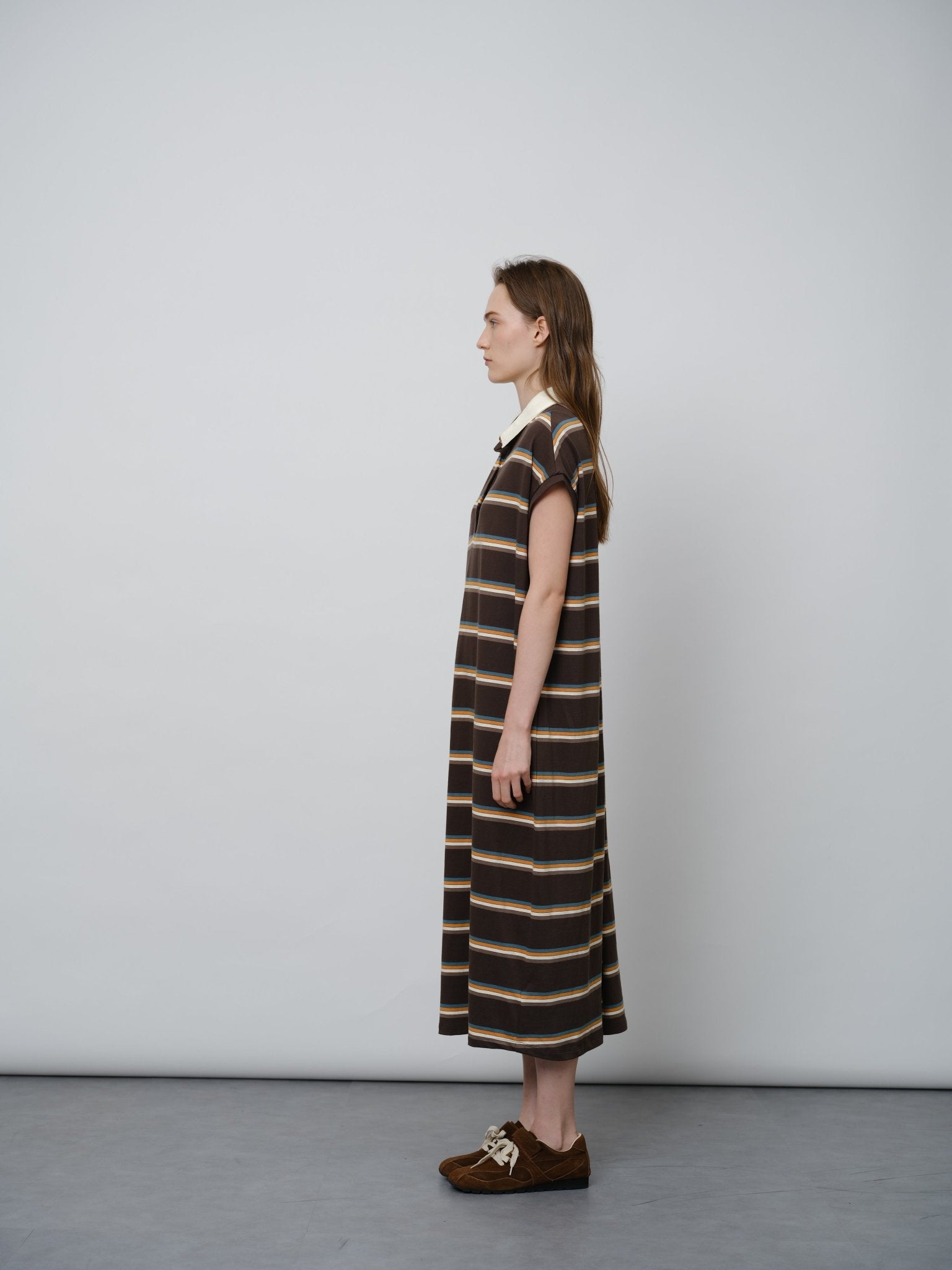 Double - Yarn Stripe Dress - UNIQUE ATTRACTION