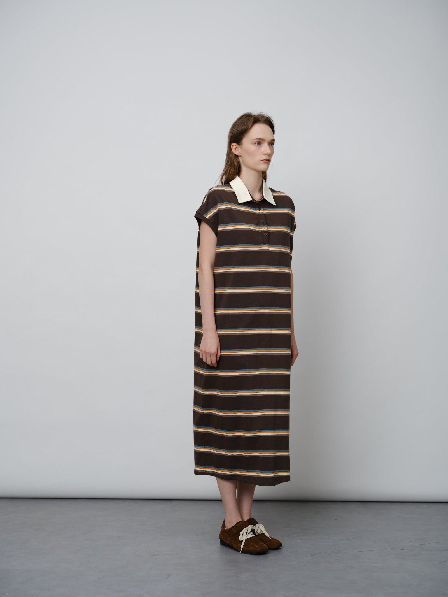 Double - Yarn Stripe Dress - UNIQUE ATTRACTION