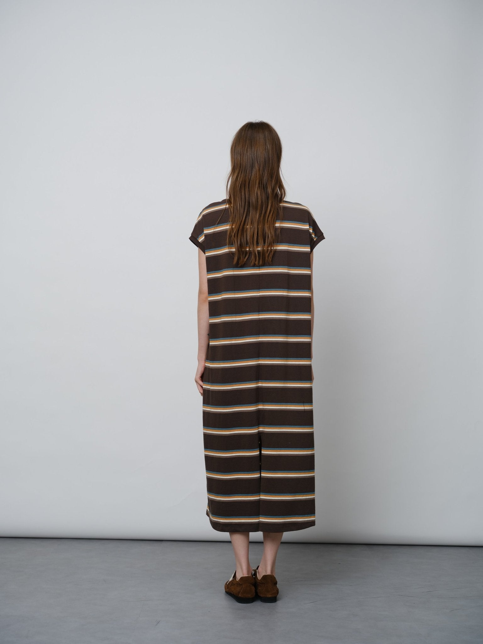 Double - Yarn Stripe Dress - UNIQUE ATTRACTION