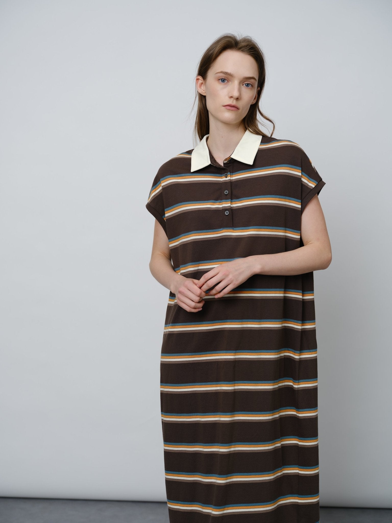 Double - Yarn Stripe Dress - UNIQUE ATTRACTION
