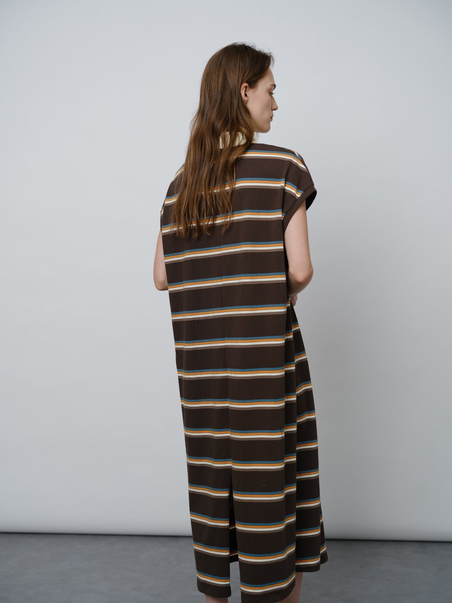 Double - Yarn Stripe Dress - UNIQUE ATTRACTION
