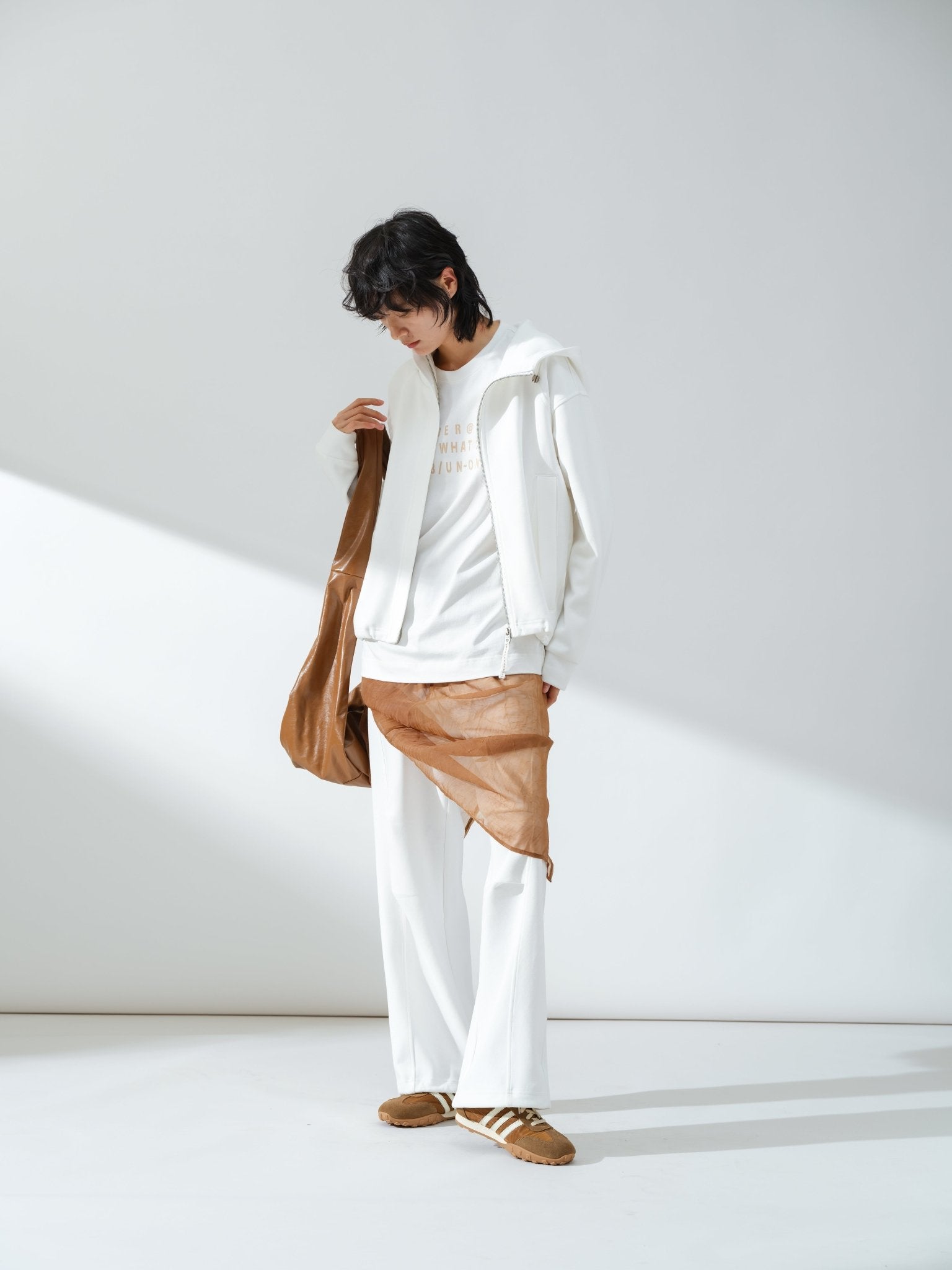 Draped Collar Coat - UNIQUE ATTRACTION