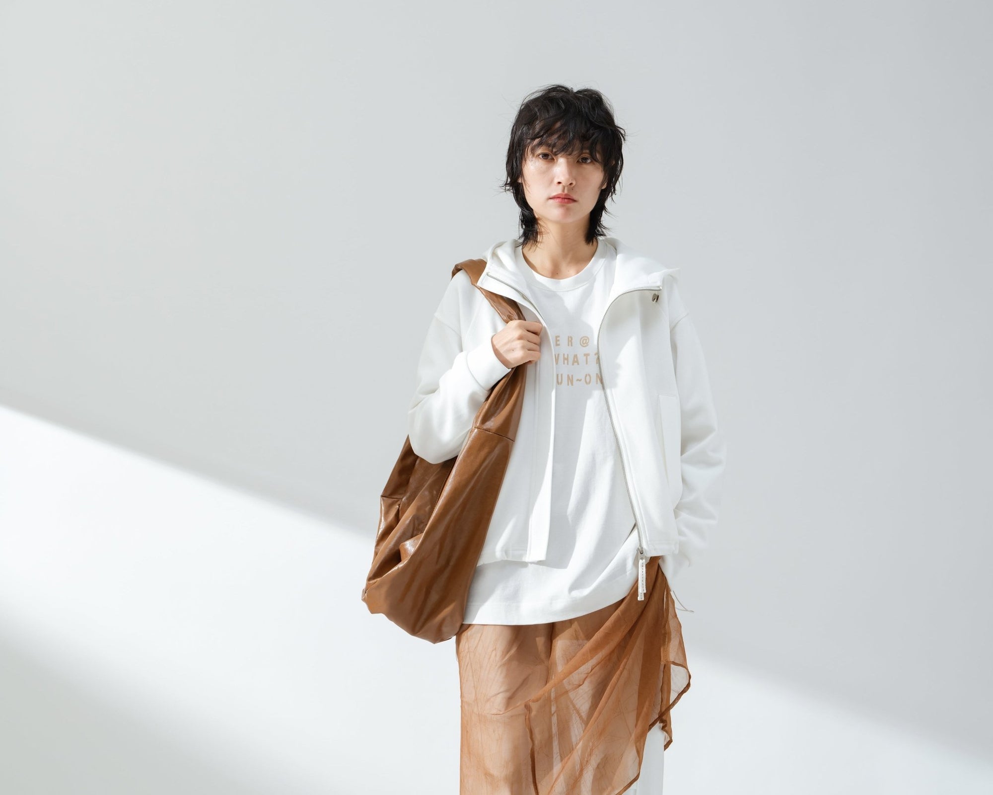 Draped Collar Coat - UNIQUE ATTRACTION