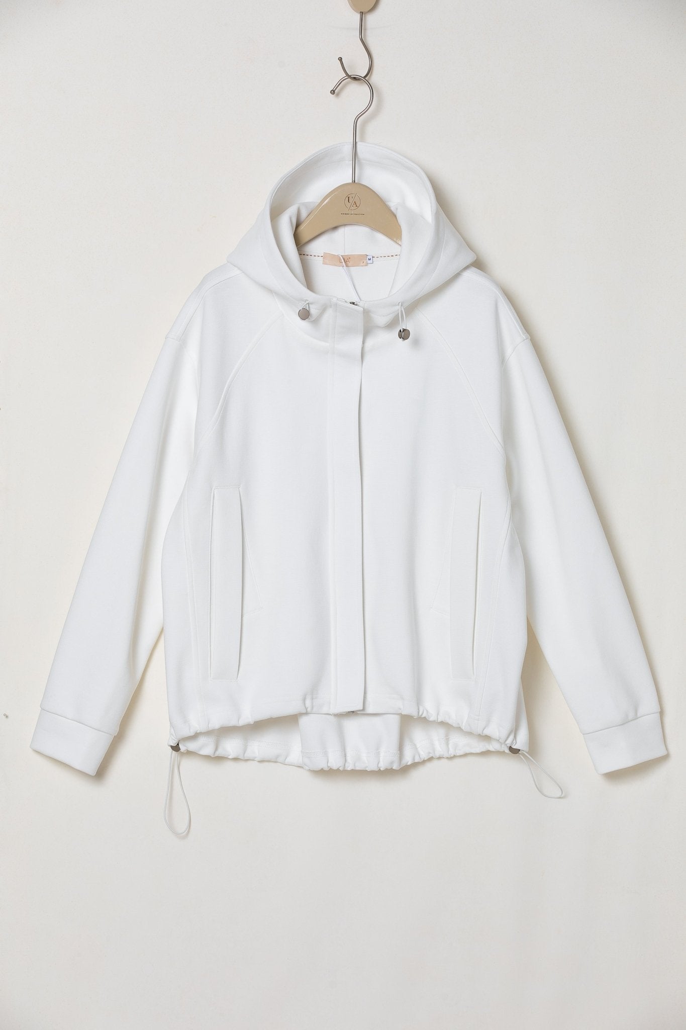 Draped Collar Coat - UNIQUE ATTRACTION