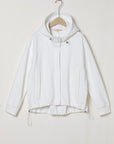 Draped Collar Coat - UNIQUE ATTRACTION
