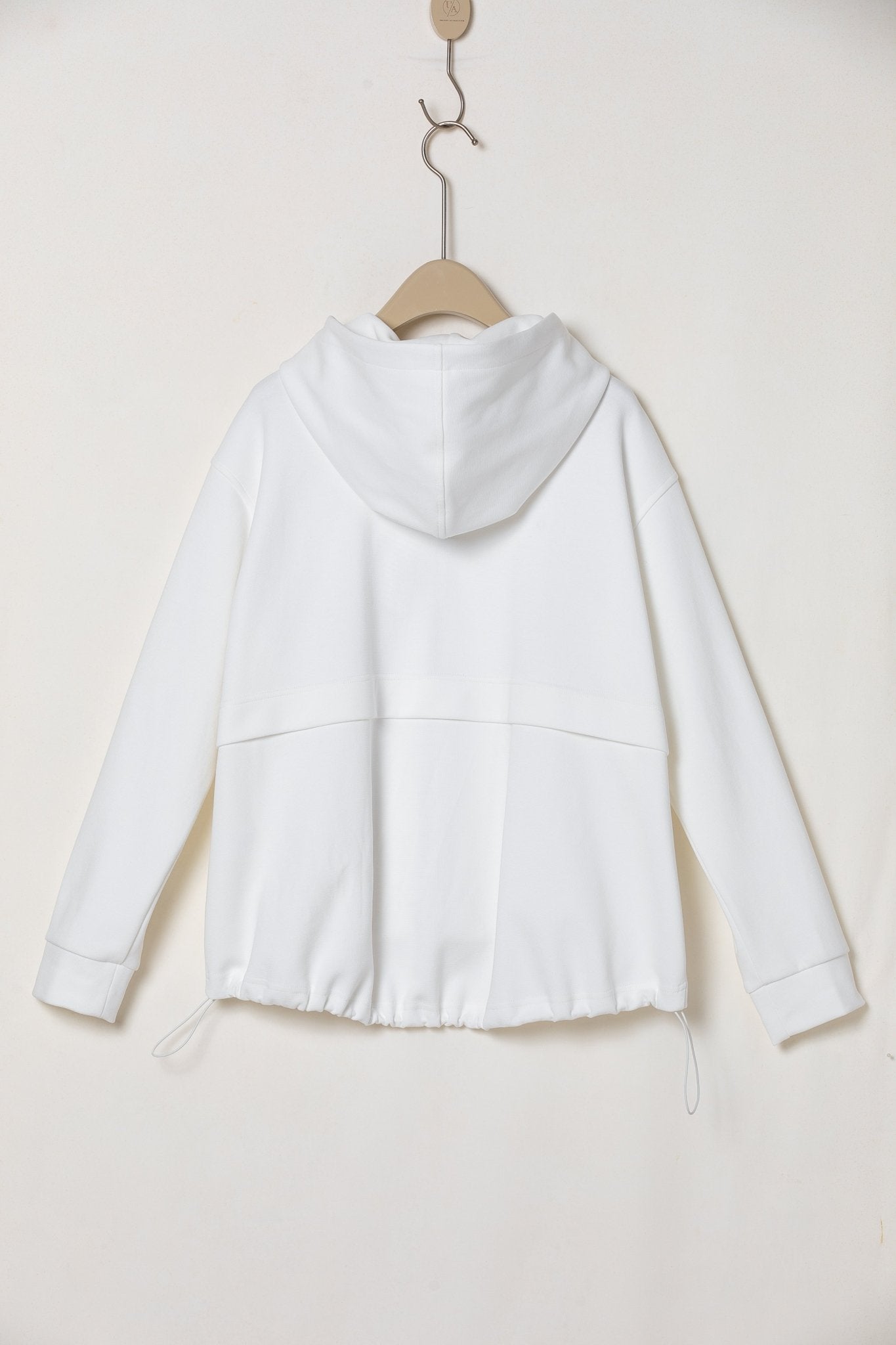 Draped Collar Coat - UNIQUE ATTRACTION