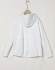 Draped Collar Coat - UNIQUE ATTRACTION