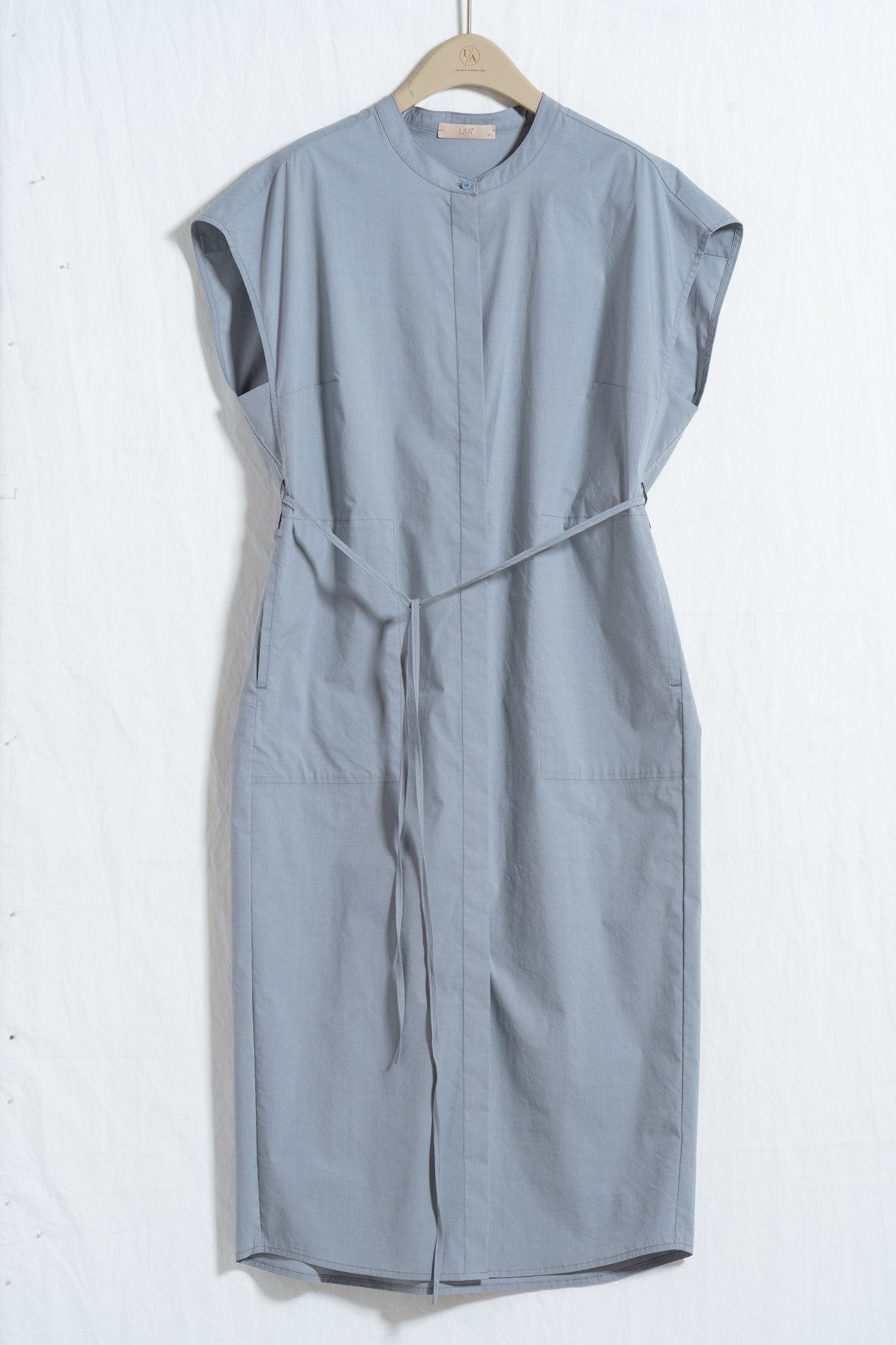 Effortless Tie Waist Shirt Dress - UNIQUE ATTRACTION