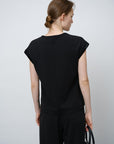 Fluttering Short Sleeves Top - UNIQUE ATTRACTION