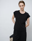 Fluttering Short Sleeves Top - UNIQUE ATTRACTION