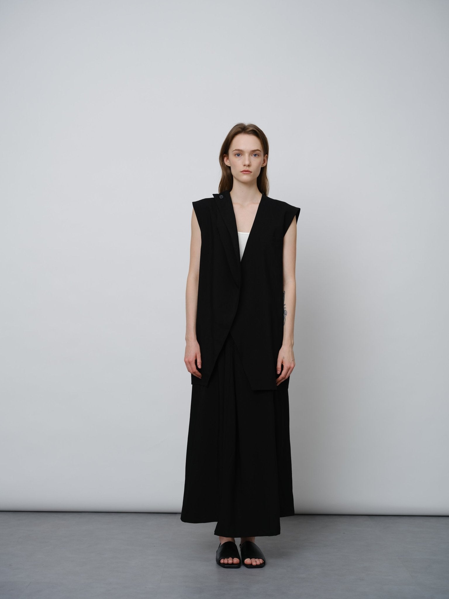 High - Waisted A - Line Skirt - UNIQUE ATTRACTION