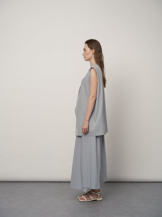 High - Waisted A - Line Skirt - UNIQUE ATTRACTION