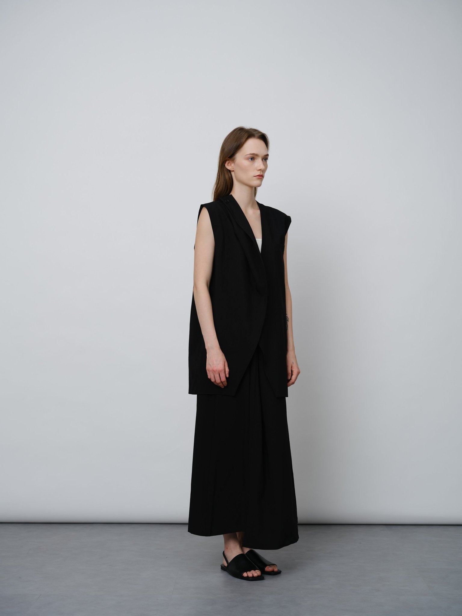 High - Waisted A - Line Skirt - UNIQUE ATTRACTION