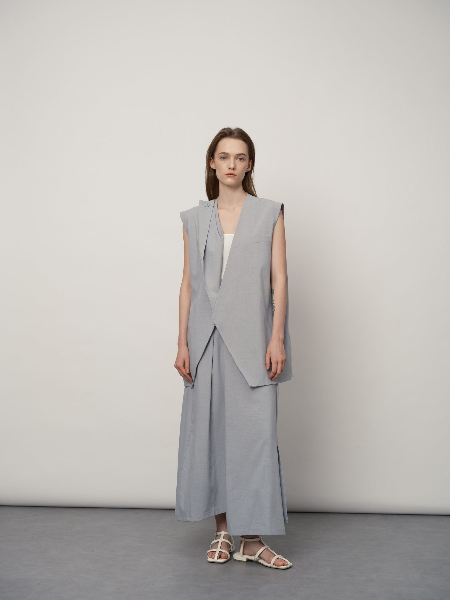 High - Waisted A - Line Skirt - UNIQUE ATTRACTION