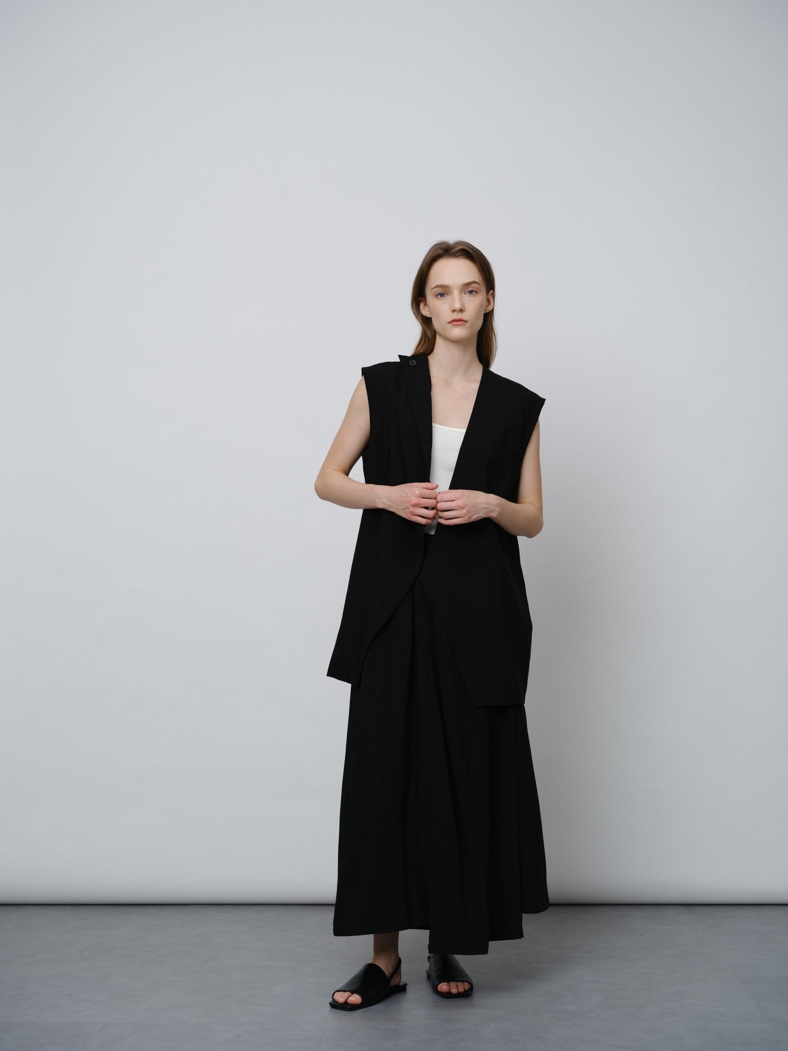 High - Waisted A - Line Skirt - UNIQUE ATTRACTION