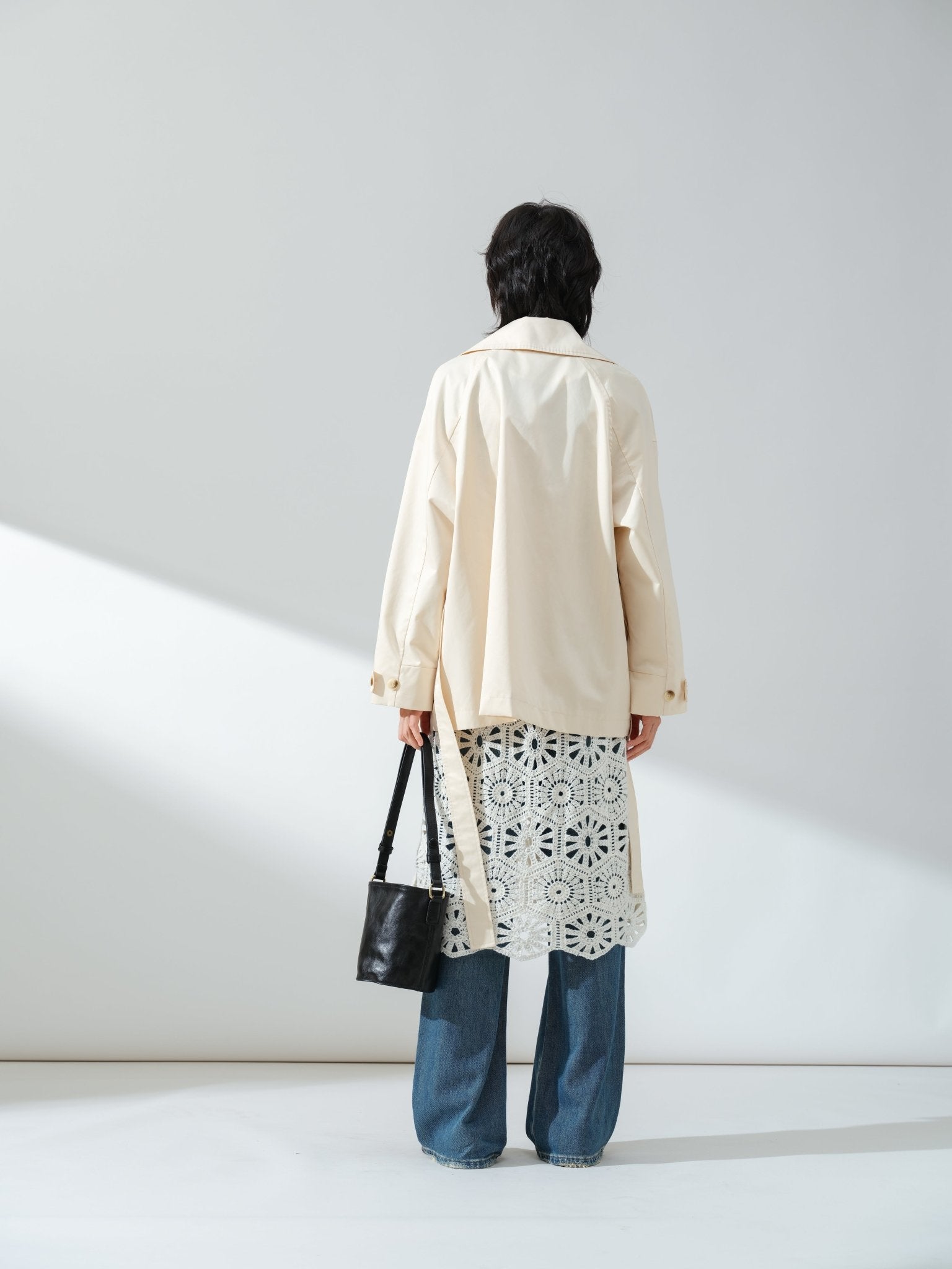 Layered Belt Jacket - UNIQUE ATTRACTION