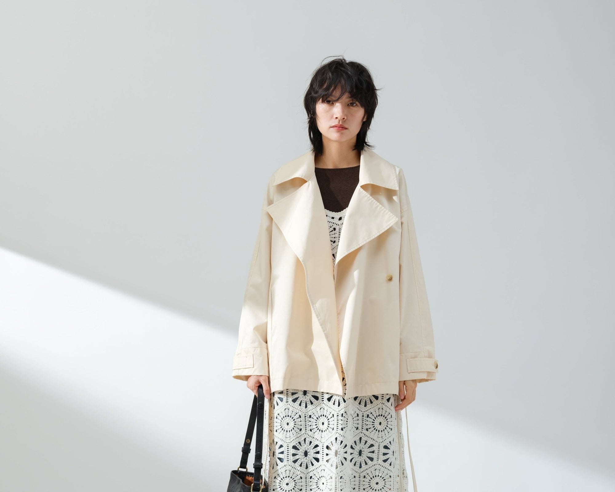 Layered Belt Jacket - UNIQUE ATTRACTION