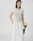 Layered Textured Skirt - UNIQUE ATTRACTION