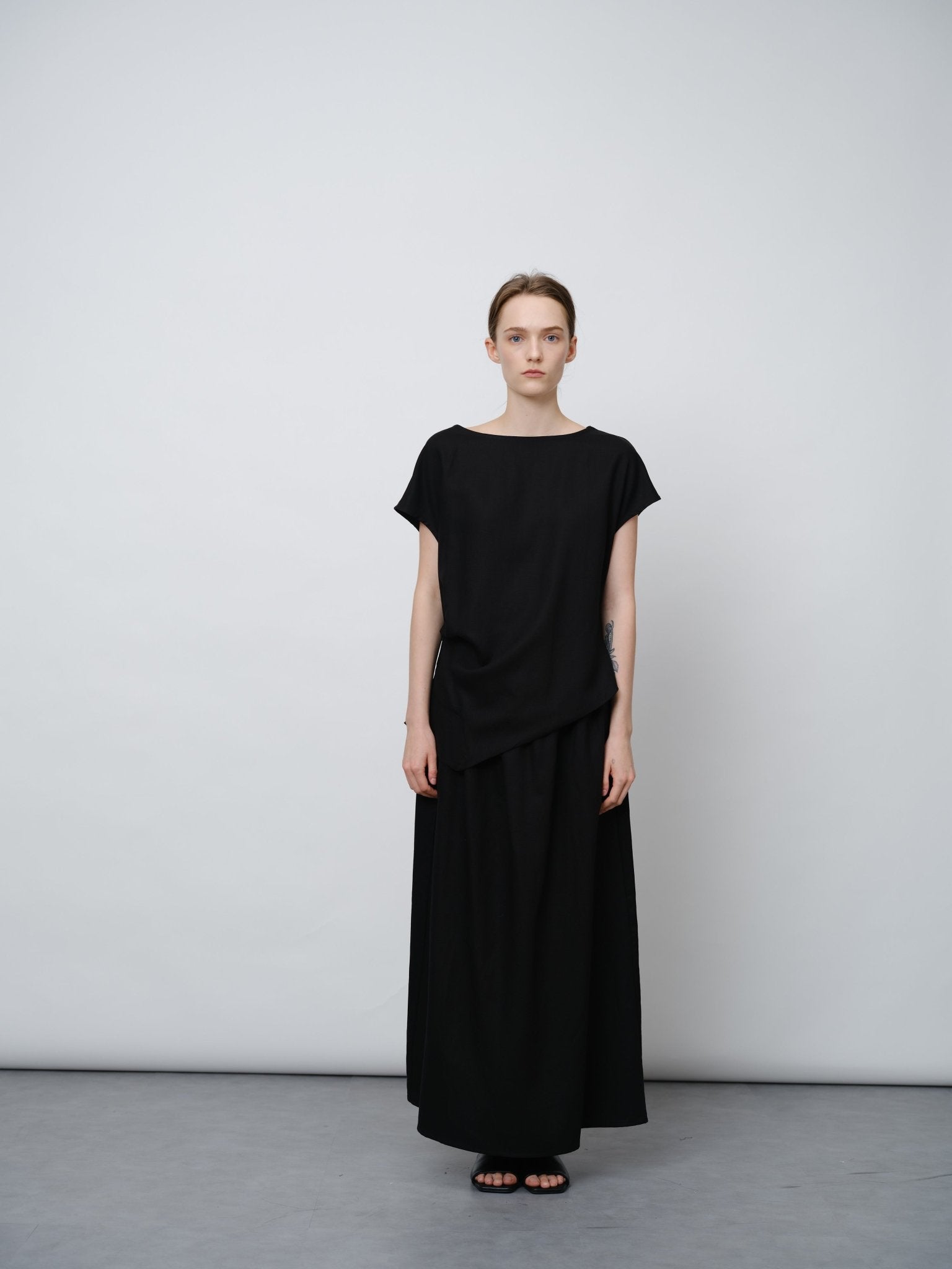 Layered Textured Skirt - UNIQUE ATTRACTION