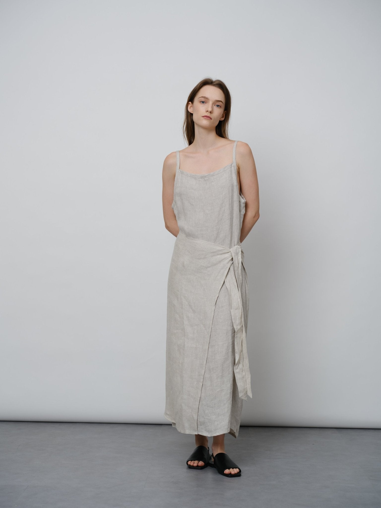 Linen Slip Dress - UNIQUE ATTRACTION
