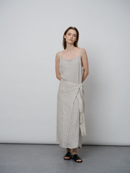 Linen Slip Dress - UNIQUE ATTRACTION