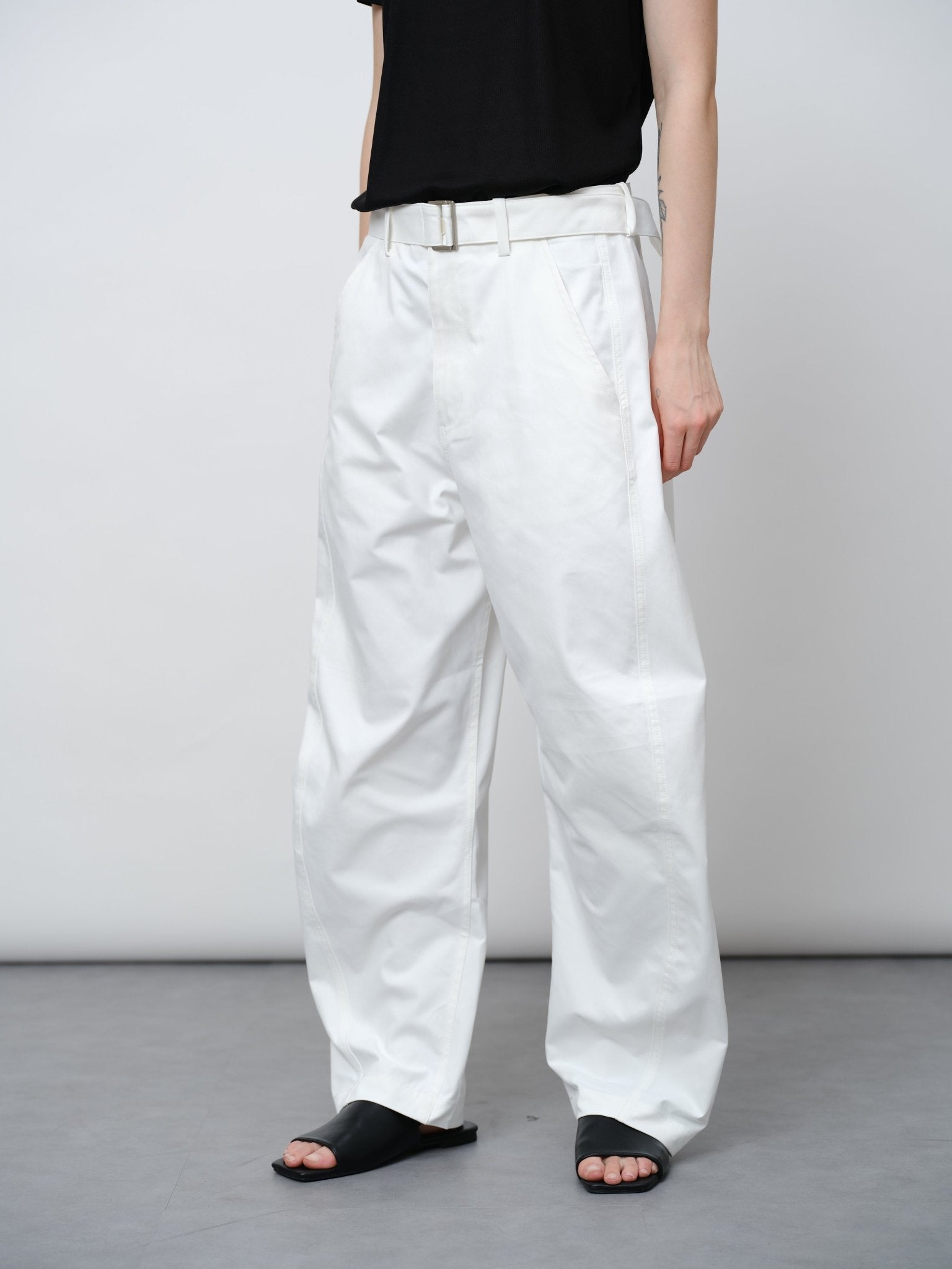 Loose Fit Nylon - Cotton Trousers - UNIQUE ATTRACTION
