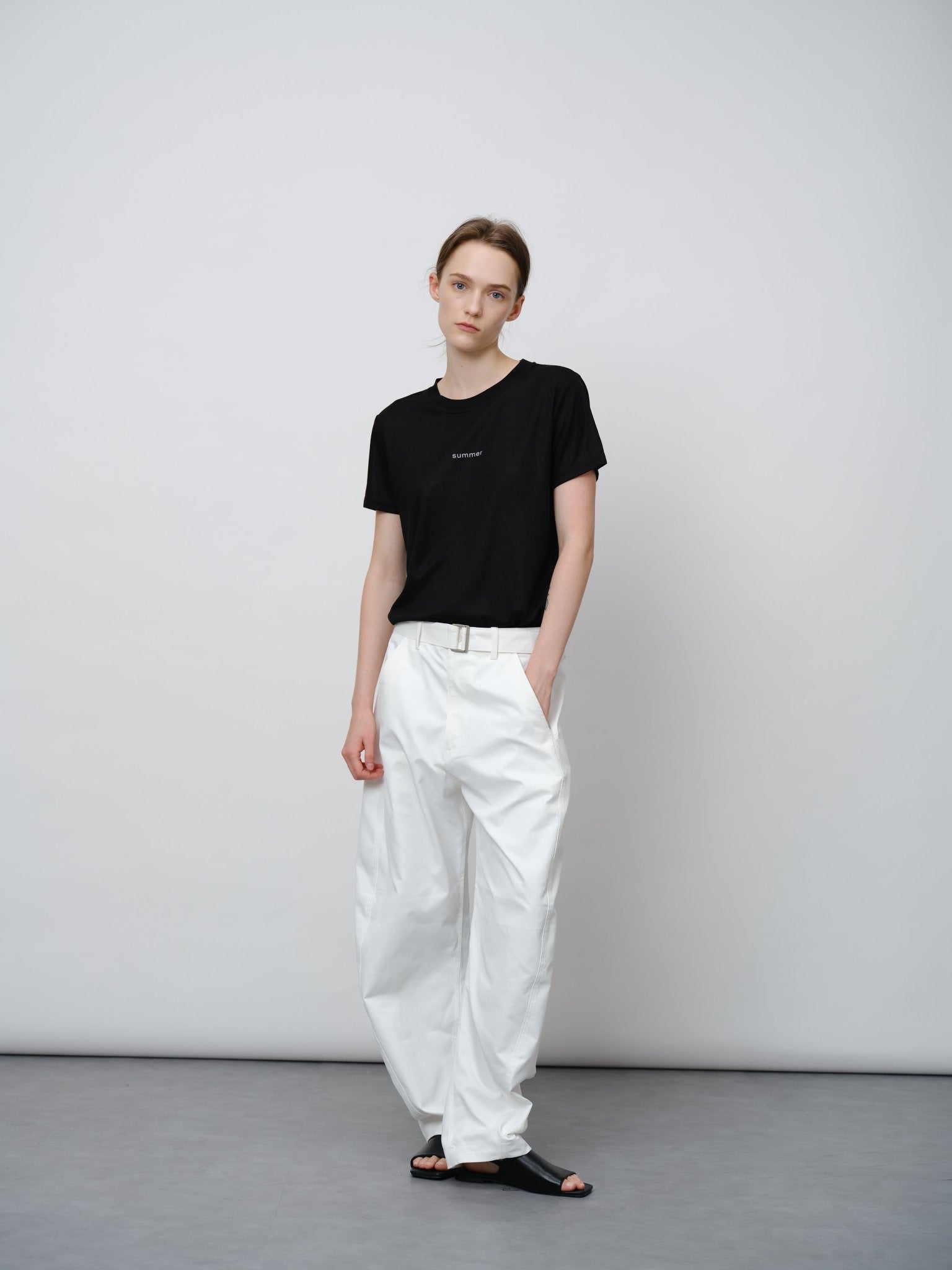 Loose Fit Nylon - Cotton Trousers - UNIQUE ATTRACTION