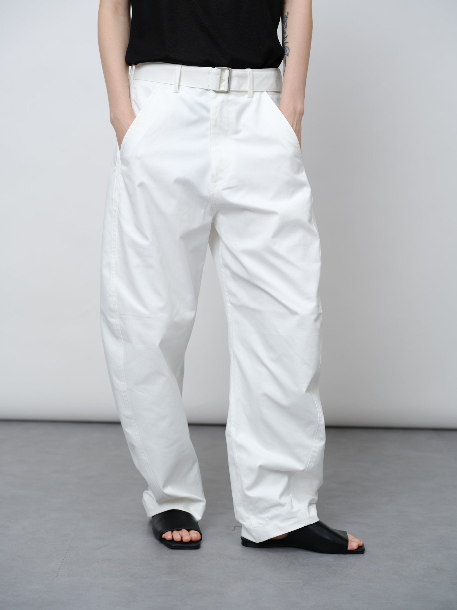 Loose Fit Nylon - Cotton Trousers - UNIQUE ATTRACTION