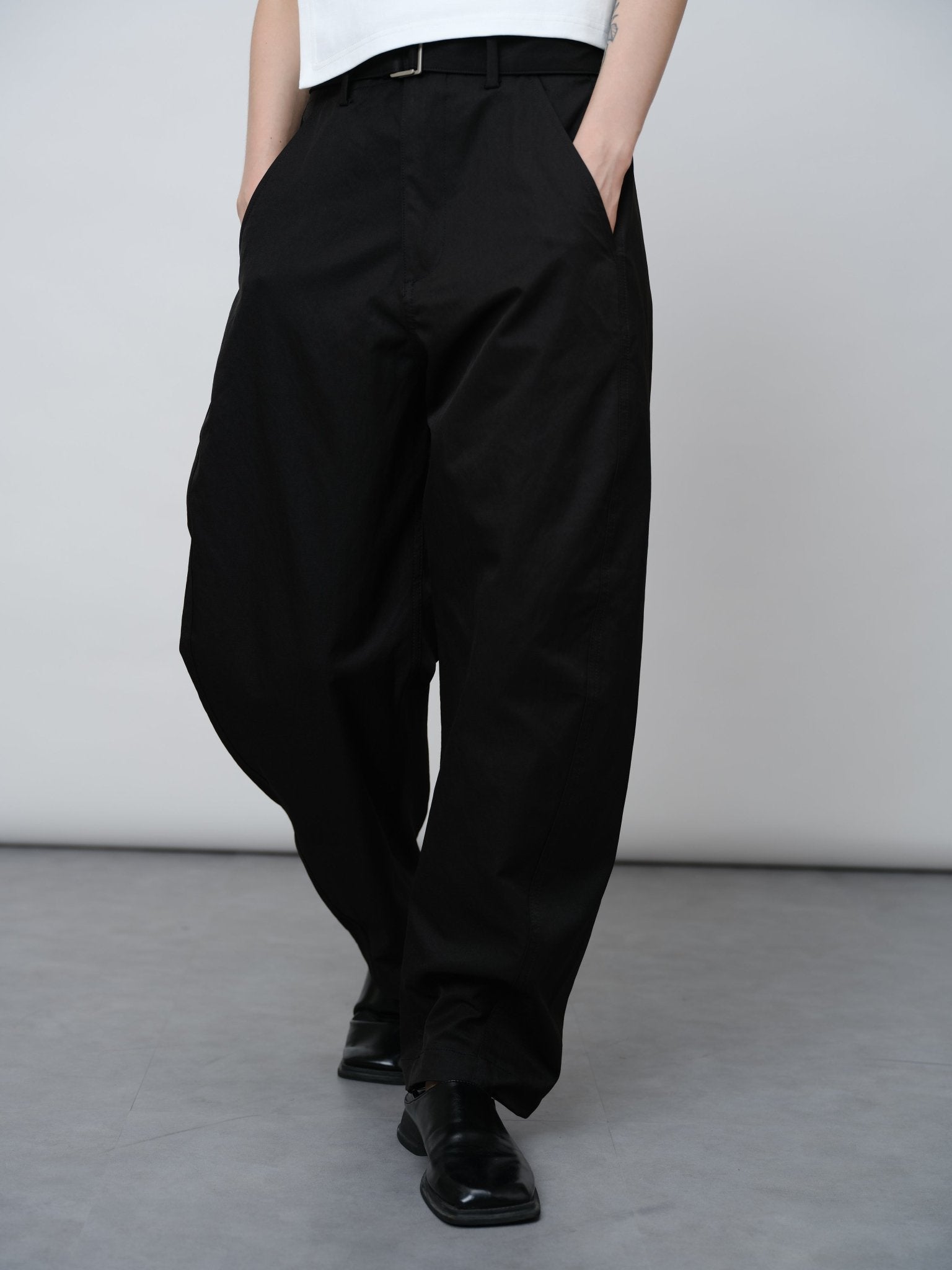 Loose Fit Nylon - Cotton Trousers - UNIQUE ATTRACTION