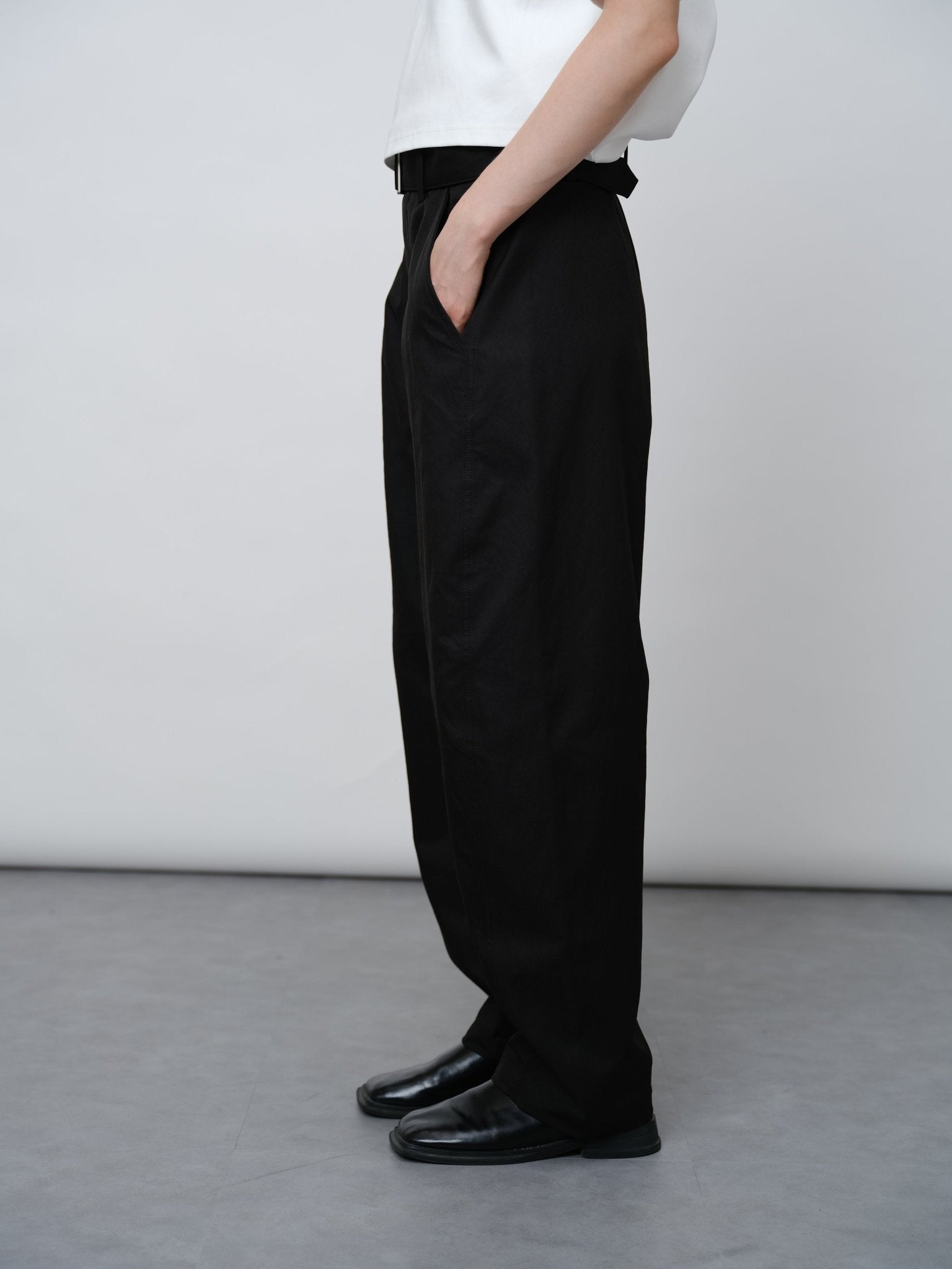 Loose Fit Nylon - Cotton Trousers - UNIQUE ATTRACTION