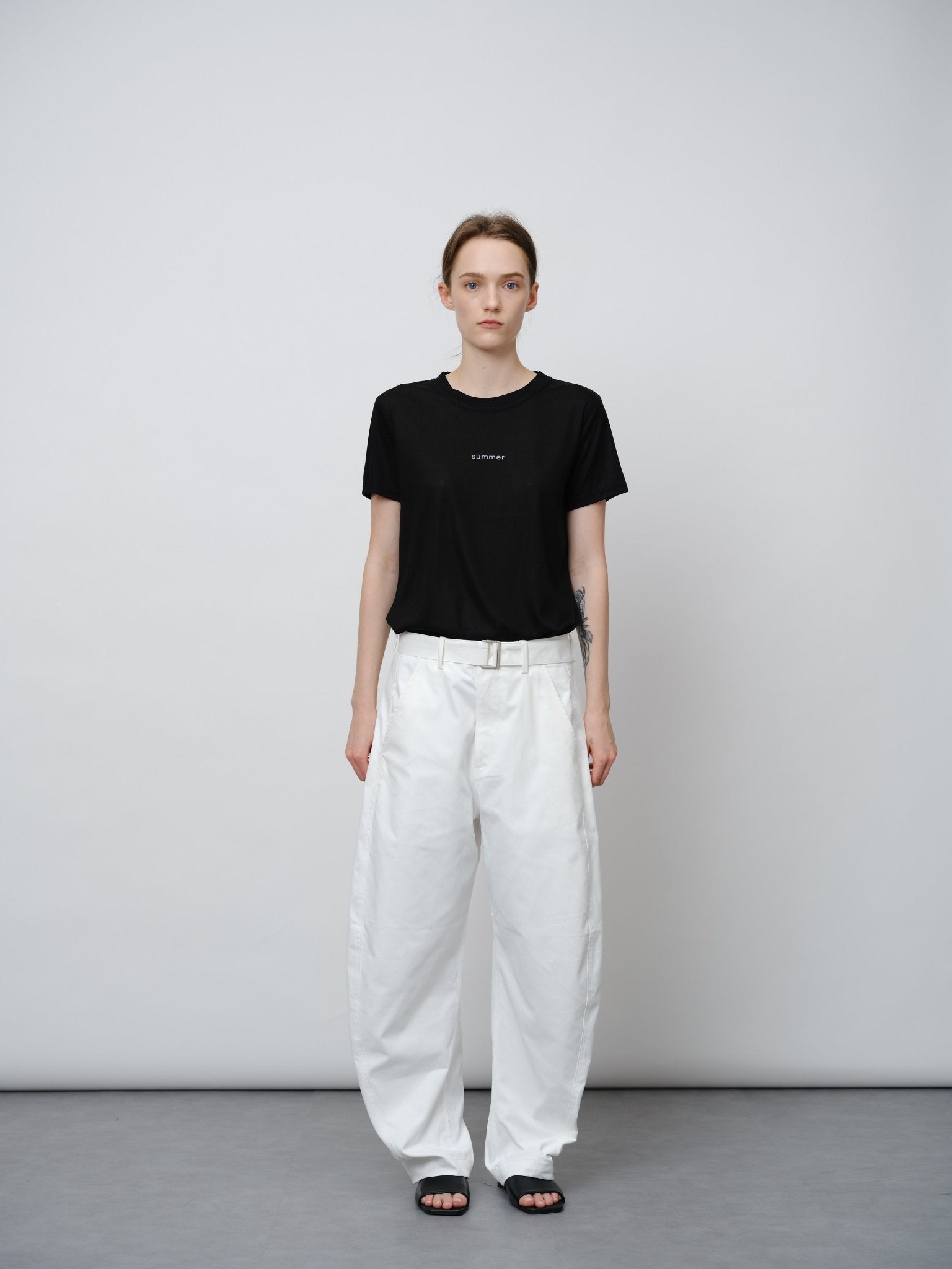 Loose Fit Nylon - Cotton Trousers - UNIQUE ATTRACTION