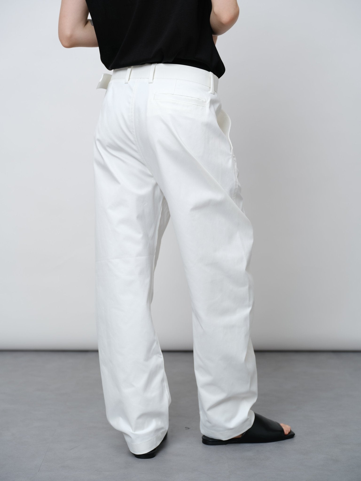Loose Fit Nylon - Cotton Trousers - UNIQUE ATTRACTION