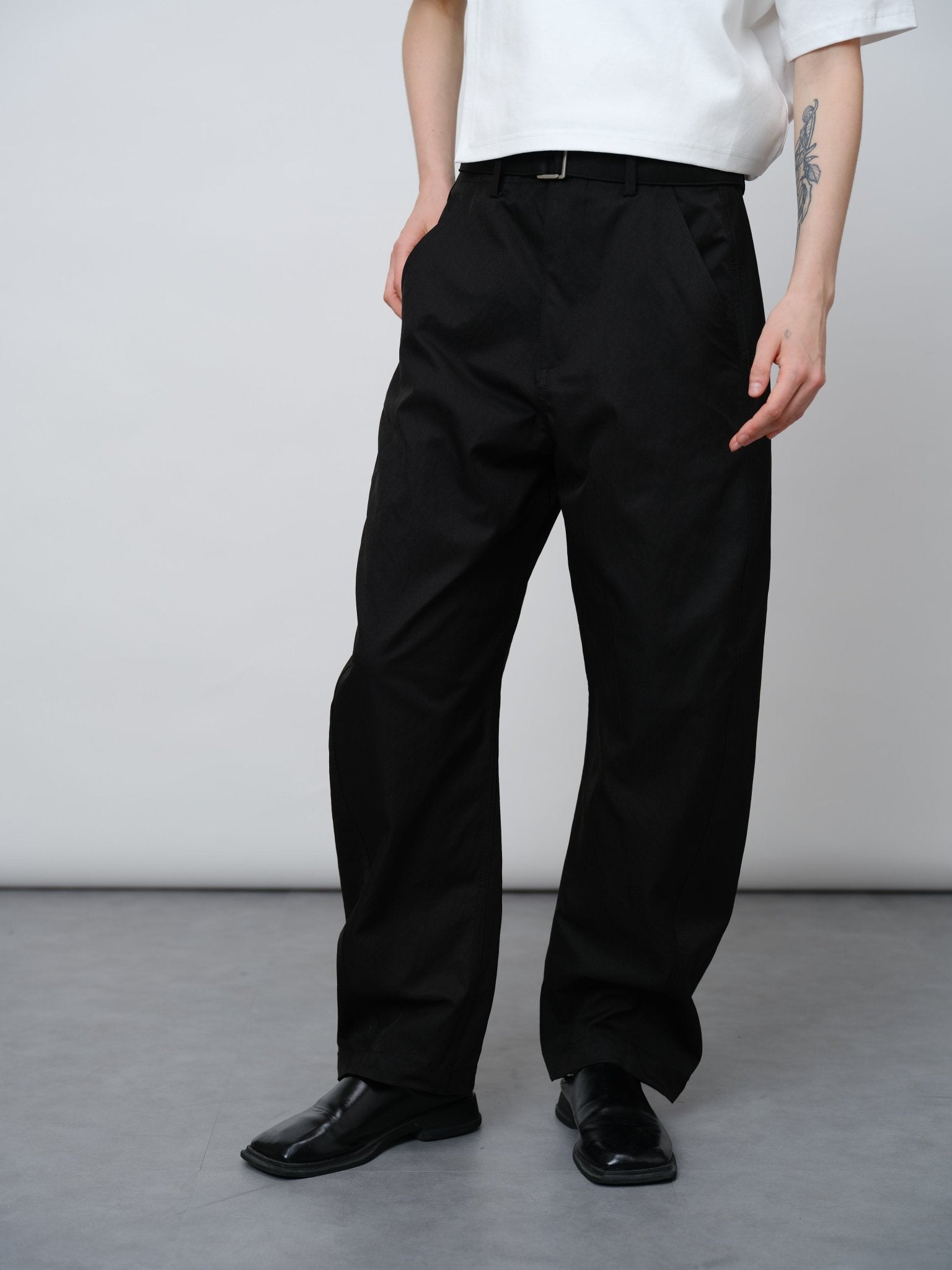 Loose Fit Nylon - Cotton Trousers - UNIQUE ATTRACTION