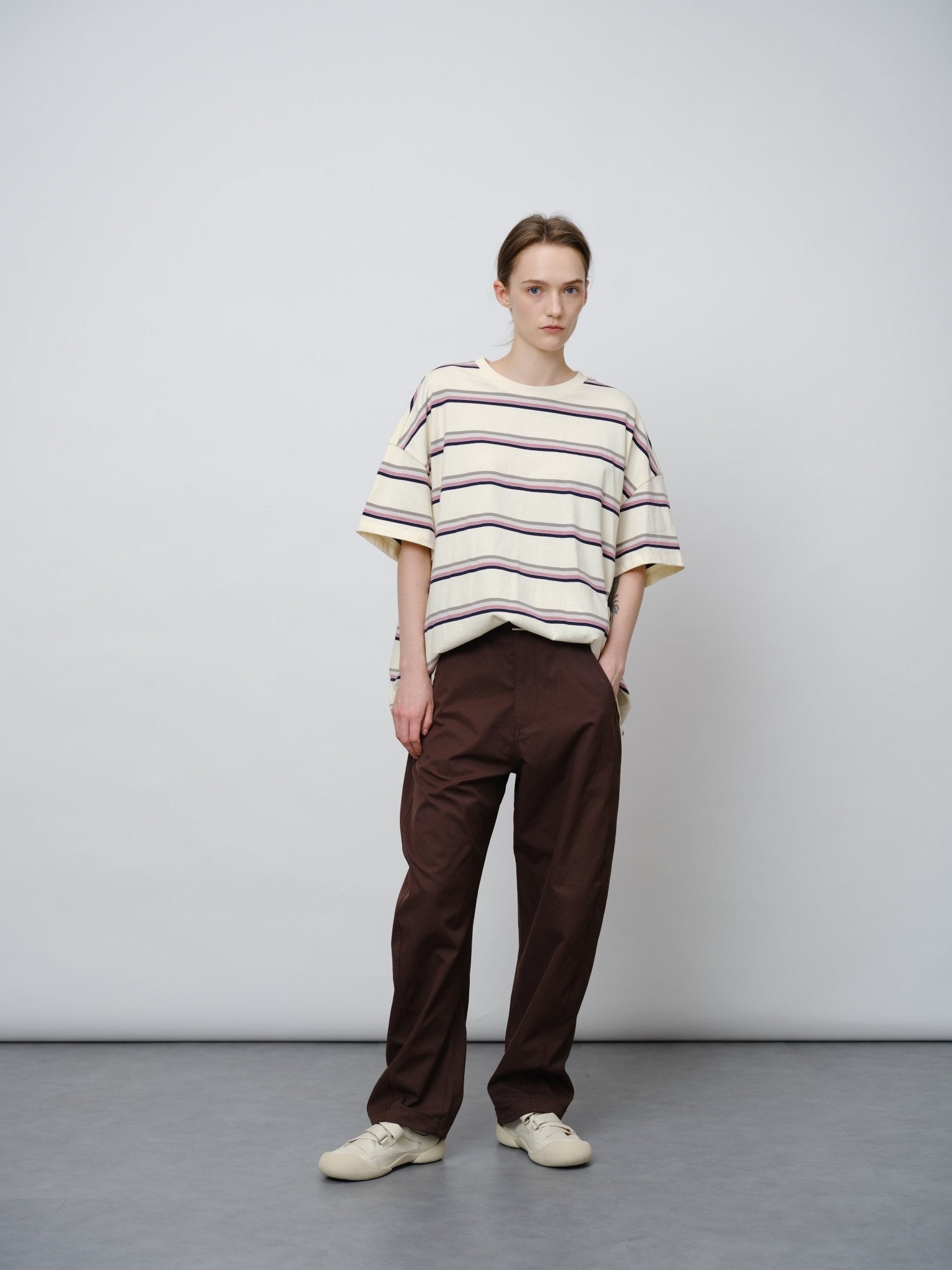 Loose Fit Nylon - Cotton Trousers - UNIQUE ATTRACTION